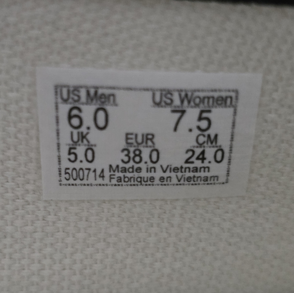 Vans Mary Jane Women's Sneakers Black Size 7.5 - Picture 10 of 10
